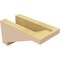 Ekena Millwork 4"W x 8"D x 4"H Wide Burlington Rough Cedar Woodgrain TimberThane Corbel, Primed Tan CORUR04X08X04BURRCPR - alternate 5